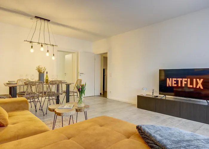 Zentrale Design In Ufernaehe - 105 Qm - Parkplatz - Kueche - Netflix * Bingen am Rhein